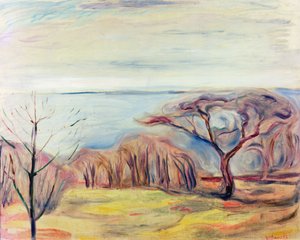 Krajina, 1905 od Edvard Munch
